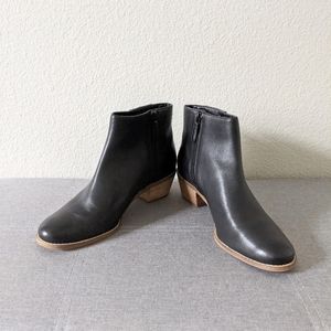 Cole Haan Joanna Bootie Black Tumbled Leater